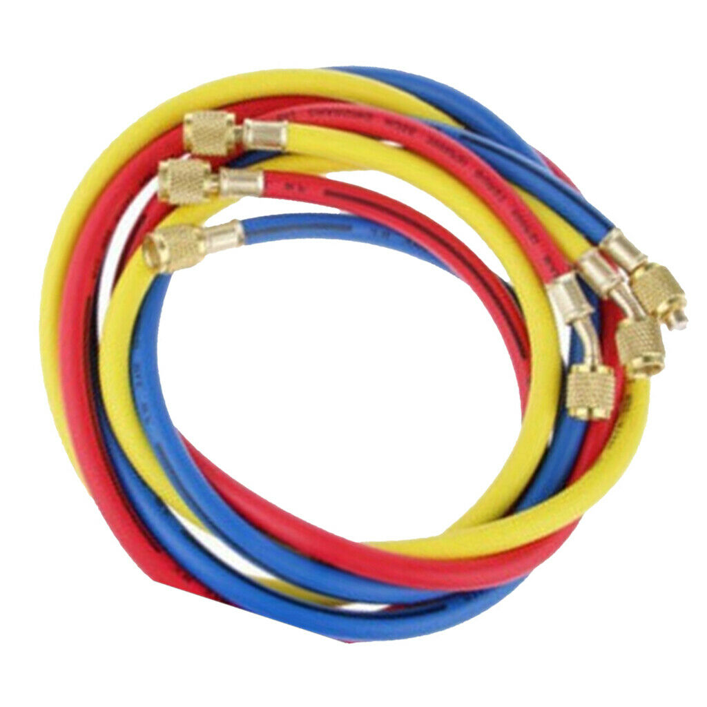 600 PSI 1/4"SAE AC Charging Hose for HVAC Air  Refrigerant R134A