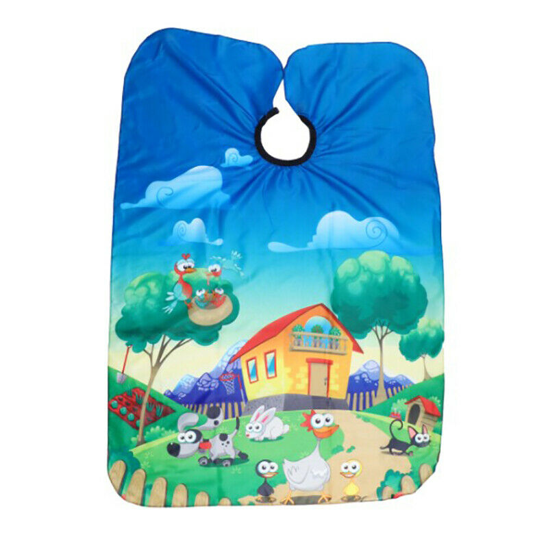 Waterproof Kids Haircut Cape Cloth Hairdresser Hairdressing Salon Barber .l8