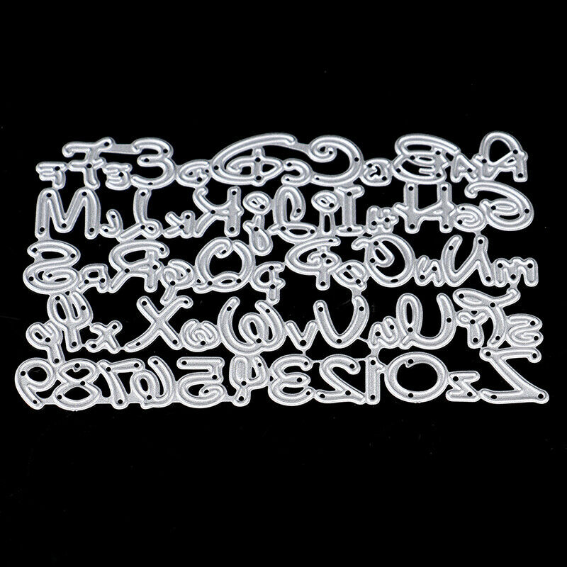 Alphabet Letter  Cutting Dies card Stencils for DIY Scrapbooking-photo al.l8