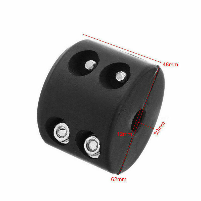 Universal Winch Cable Hook Stopper Black Rubber Winch Line Hook for KFI Jeep ATV