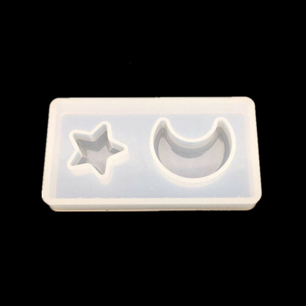 3Pcs/Set DIY Epoxy Molds Star Moon Cat Paw Pendant Silicone Mould DIY Casting