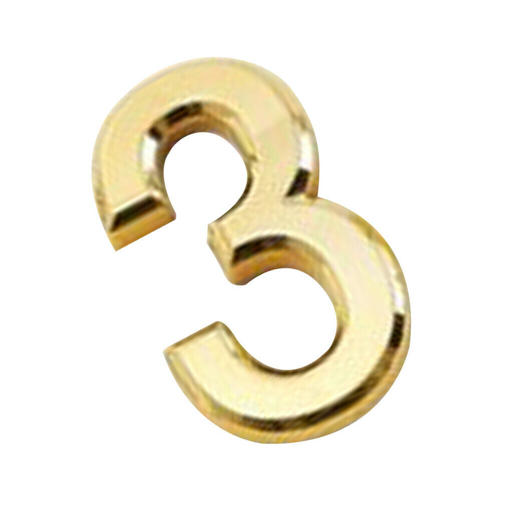 Lots 3 Contemporary Door Numbers 1-3 Personalised Name House Gate Sign