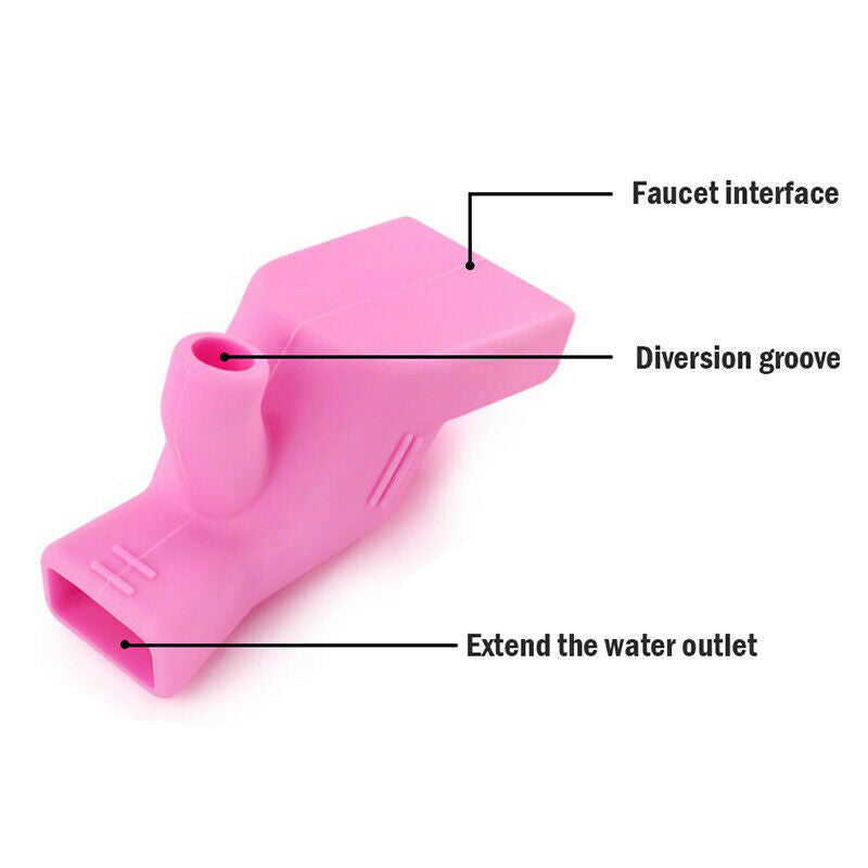 High Elastic Silicone Water Tap Extension Sink Children Washing Device Bathr JD