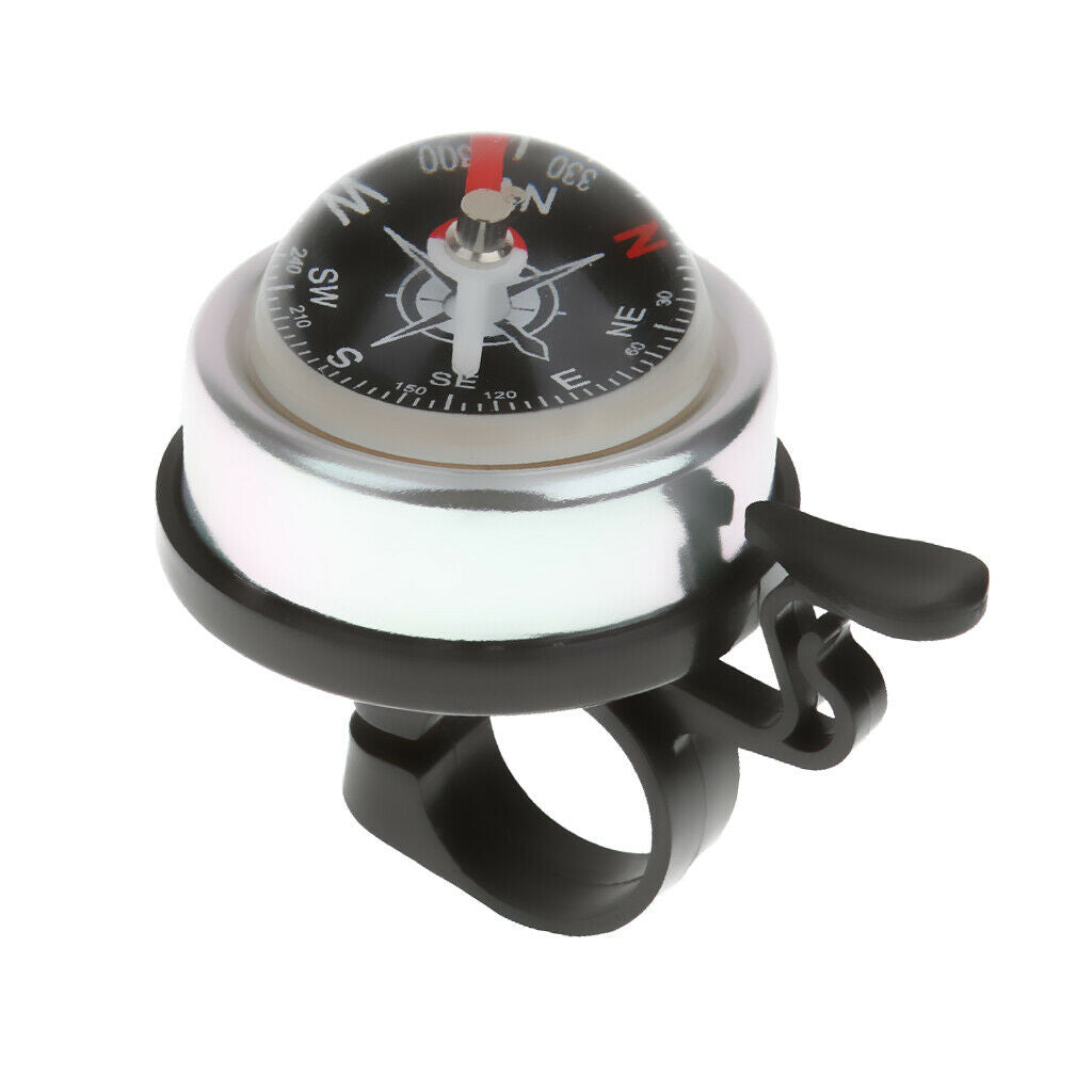 Alloy Loud Bike Ring Bell Kids Bicycle Classic Clear Cycling Compass Safe