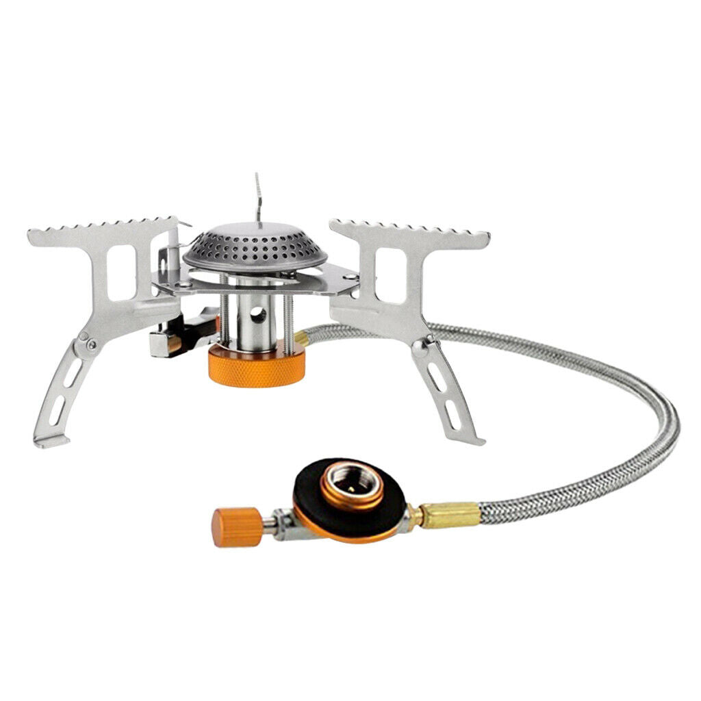 Foldable Camping Gas Stove Piezo Ignition Burner