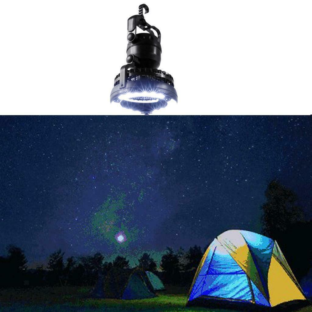 Tent Fan Light LED Camping Hiking Travel Equipment Outdoor Portable Ceiling Lamp
