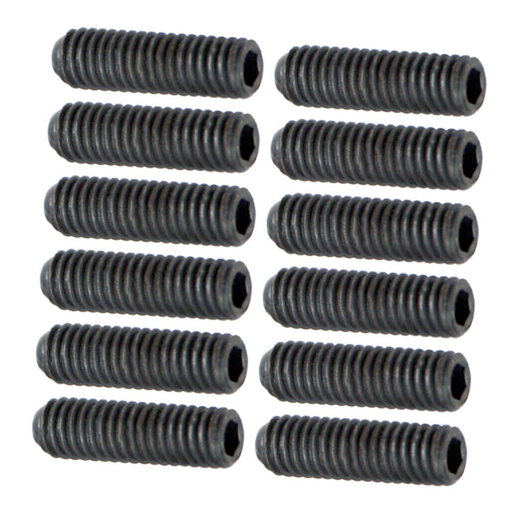 12x Tremolo Bridge Saddle String Locking Hex Screws for Guitar