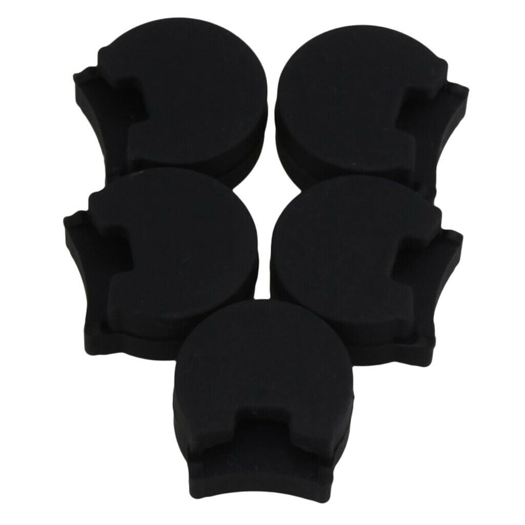 Black 10mm/0.39'' Rubber Thumb Rest Cushion Pad Protector for Clarinet Oboe