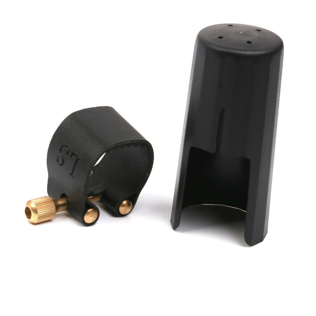 Mouthpiece Cover with PU Ligature for Alto Saxophone Tenor Sax Replacement