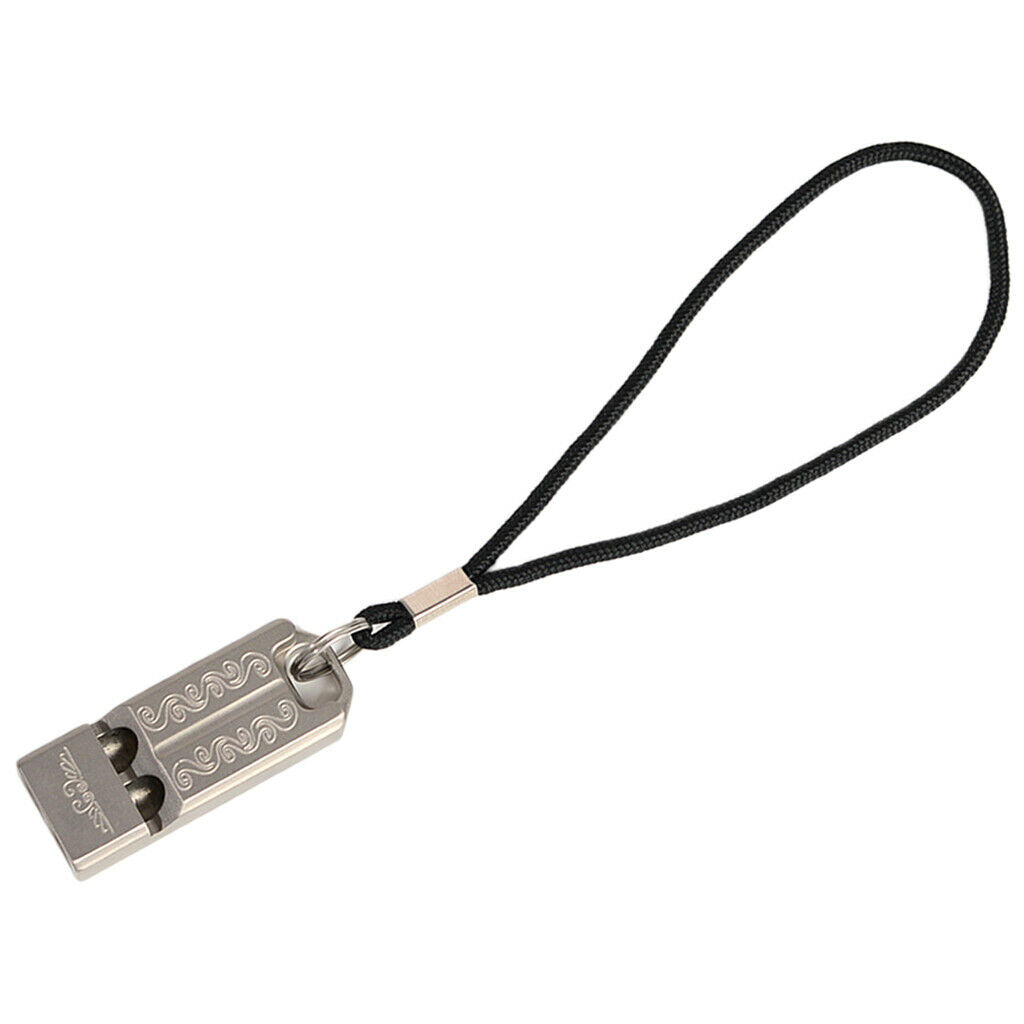 High Pitch Emergency Whistle Double Tube Loud for Hiking Dog Training