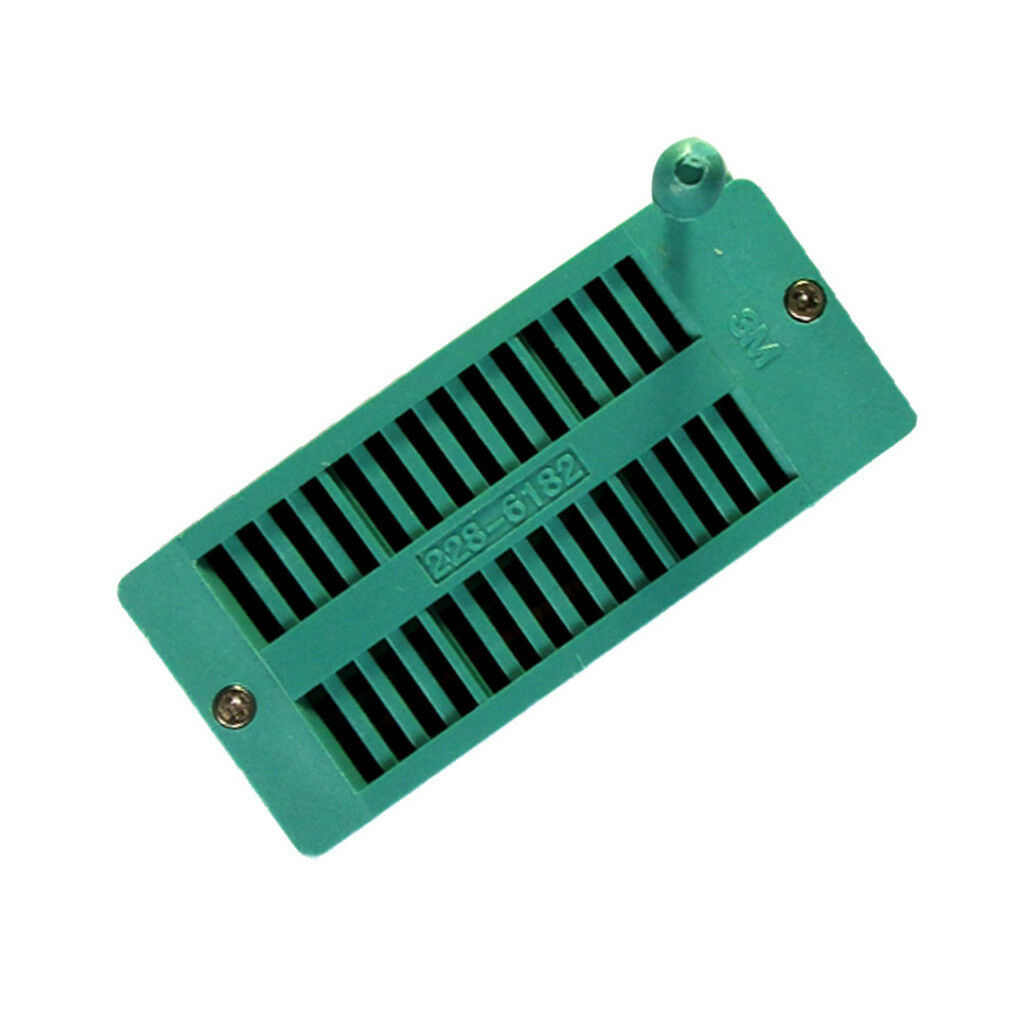 28P pin Test universal ZIF DIP locking IC socket 2.54mm