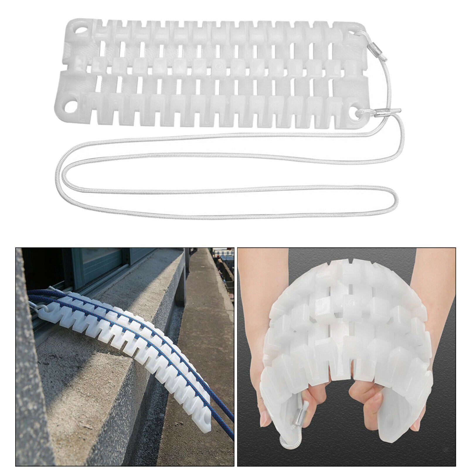Rock Climbing Arborist Rope Anchor Double Rope Edge Protection Plate Gear