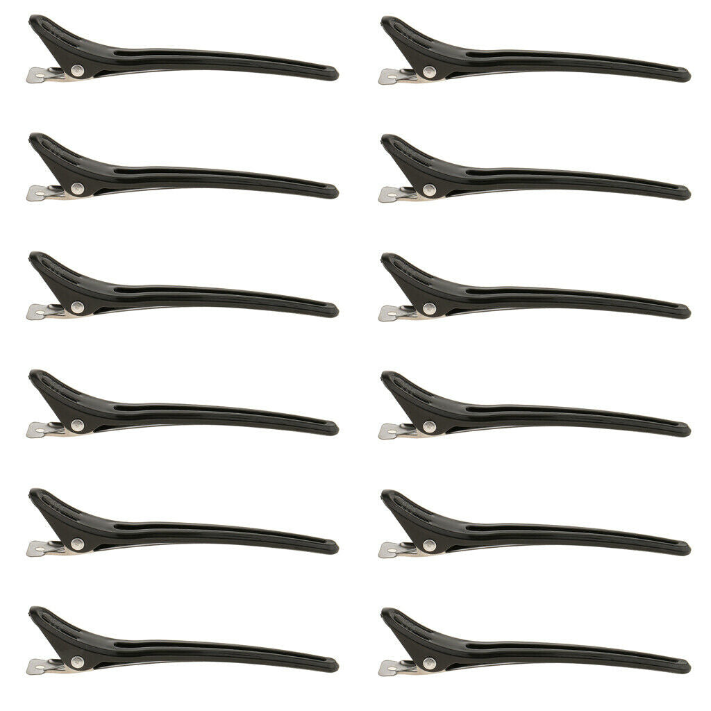 6pairs Hair Clips Salon Barber Alligator Hair Grip Hairpins Hair Styling