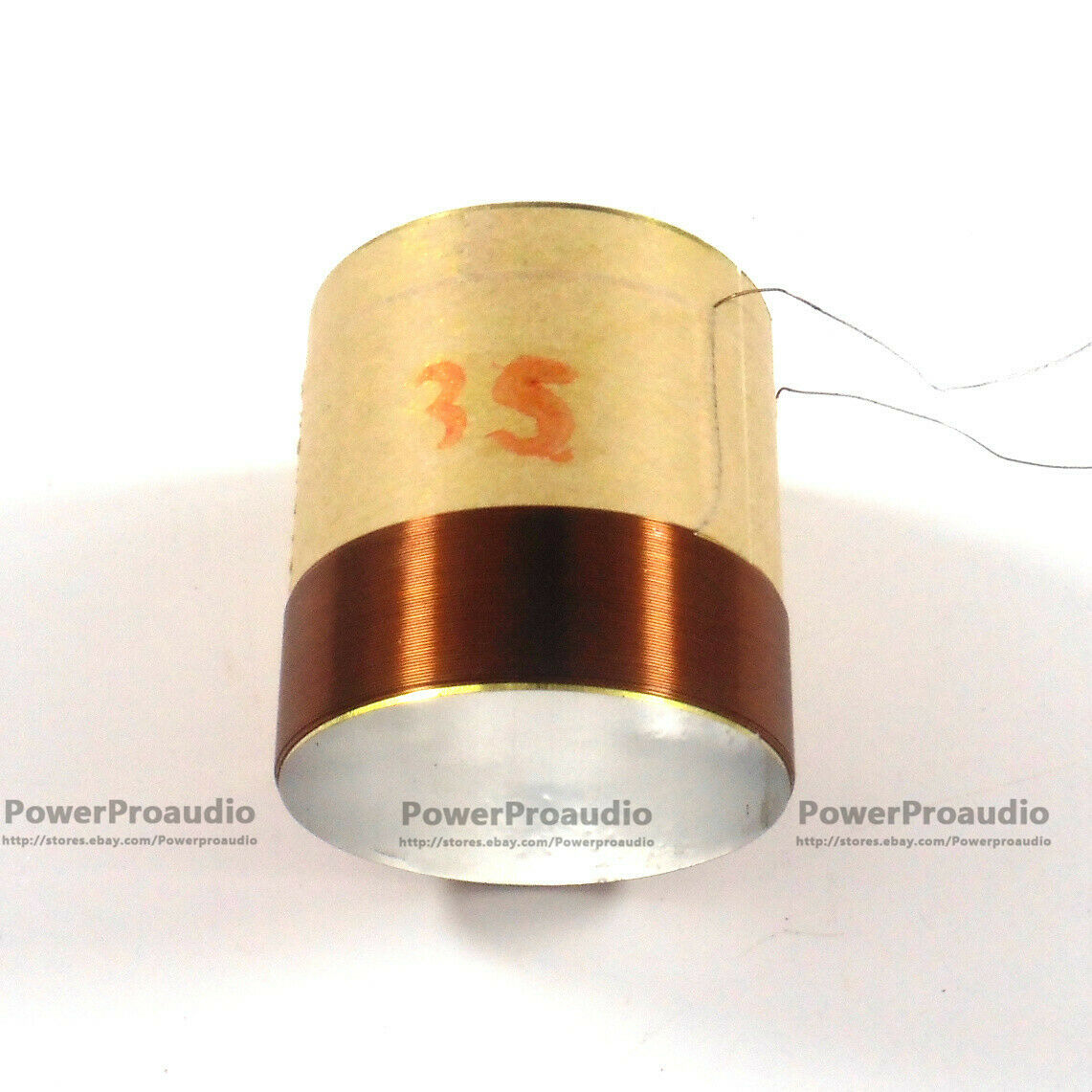 2x 35.5mm Voice coil Copper wire 8 Ohm For Loudspeaker Repair Tweeter 2layers