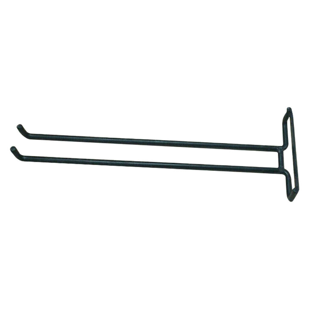 Bar Hanging Under Cabinet Row Wine Glass Rack Holder Goblet Stemware Hanger