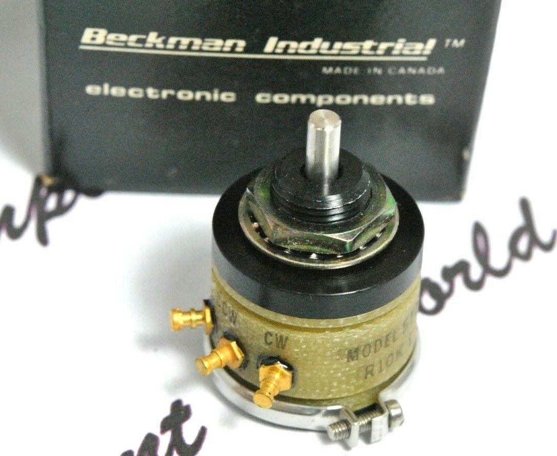 1pcs - Beckman Helipot 5101-R10K-L.5 10K Potentiometer MADE IN CANADA