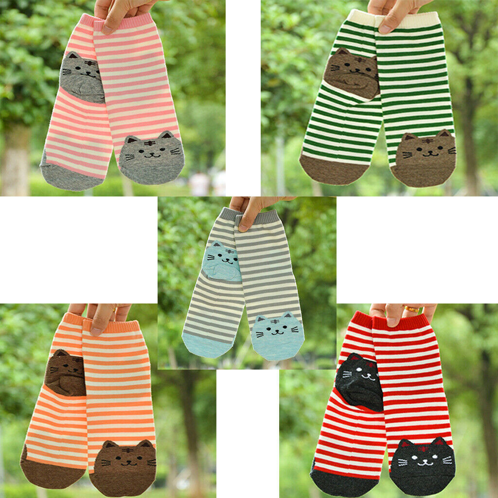 Cute cat Ladies cat Cartoon Cotton New Women Socks Gift Style 1
