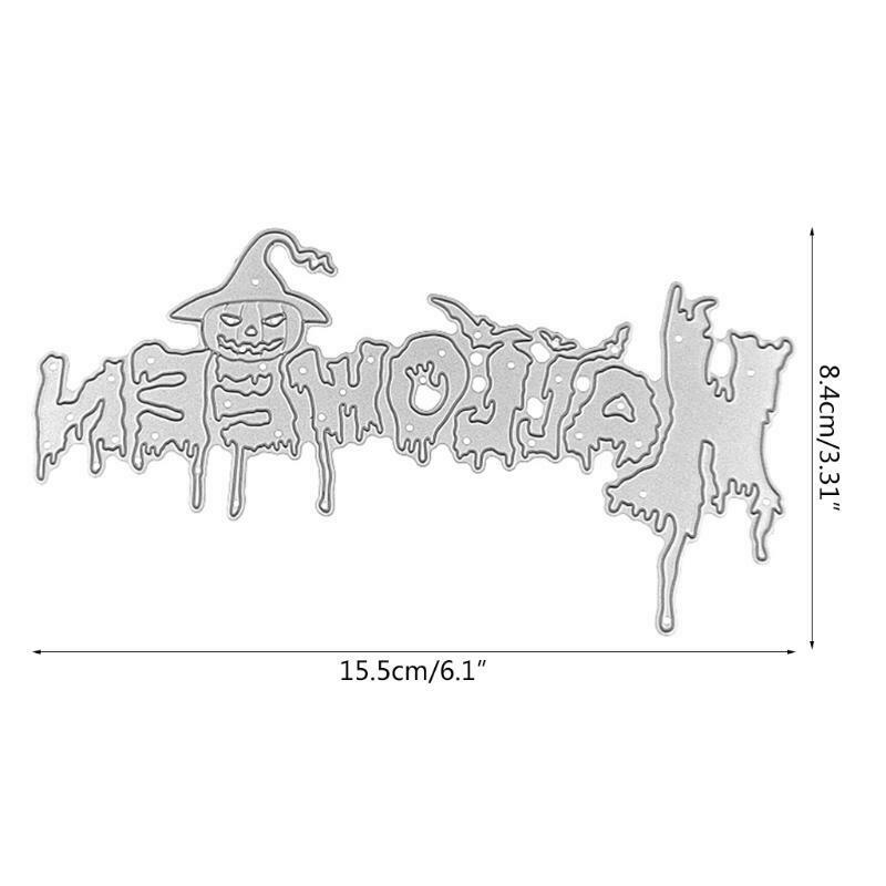 Halloween Metal Cutting Dies Stencil Scrapbooking DIY Album Stamp Paper Emboss