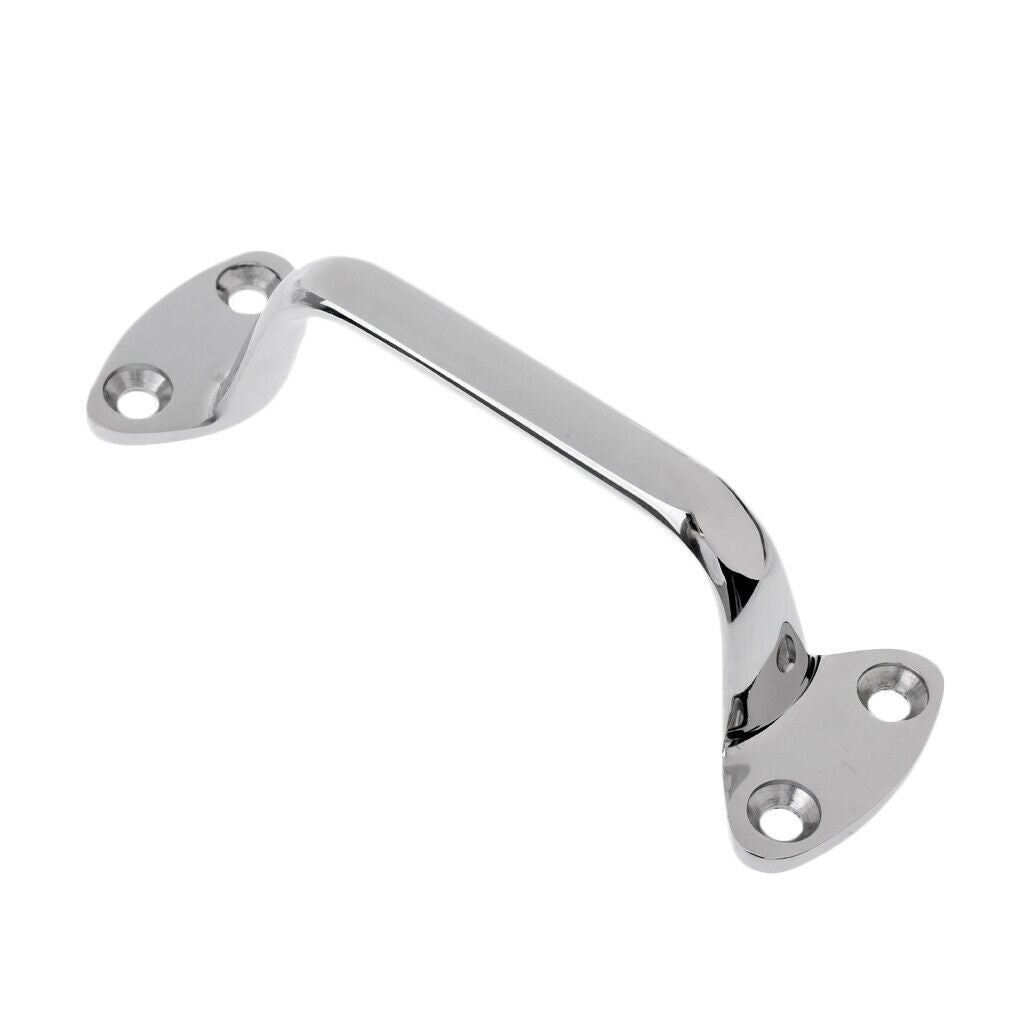 2 Piece Boat Transom Hatch Door Grab / Lift Handle 6" Marine Stainless Steel