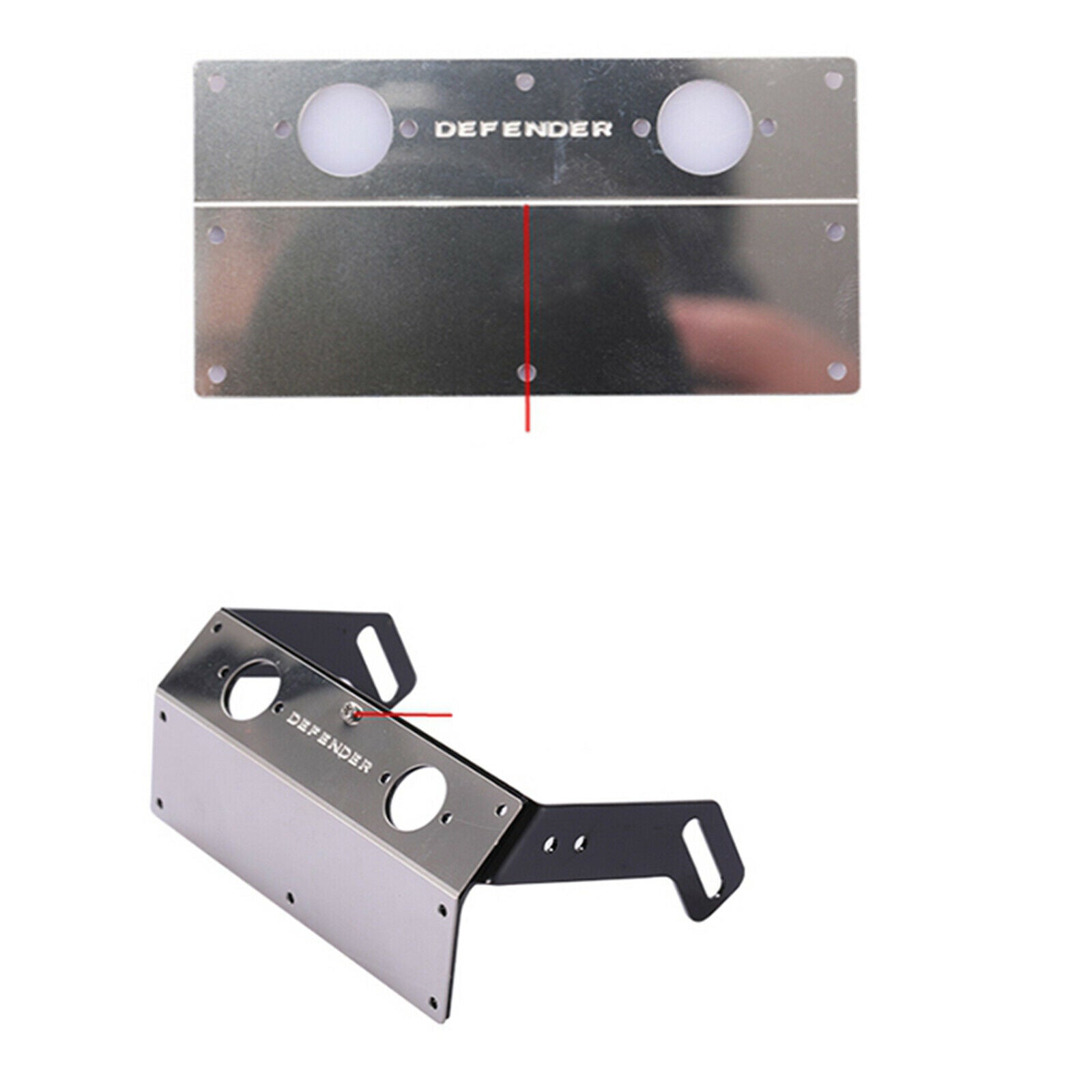 Front Chassis Armor Plate Collision Avoidance for MN D90 D91 1/12 RC Crawler