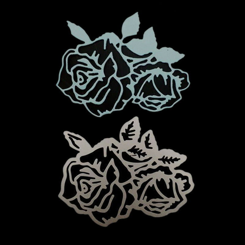 rose flower metal cutting dies stencil scrapbook album paper embossing cr.l8