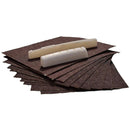 Acoustic Guitar Buffalo Bone Bridge Saddle Nut Kits Sand Paper Clean Cloth