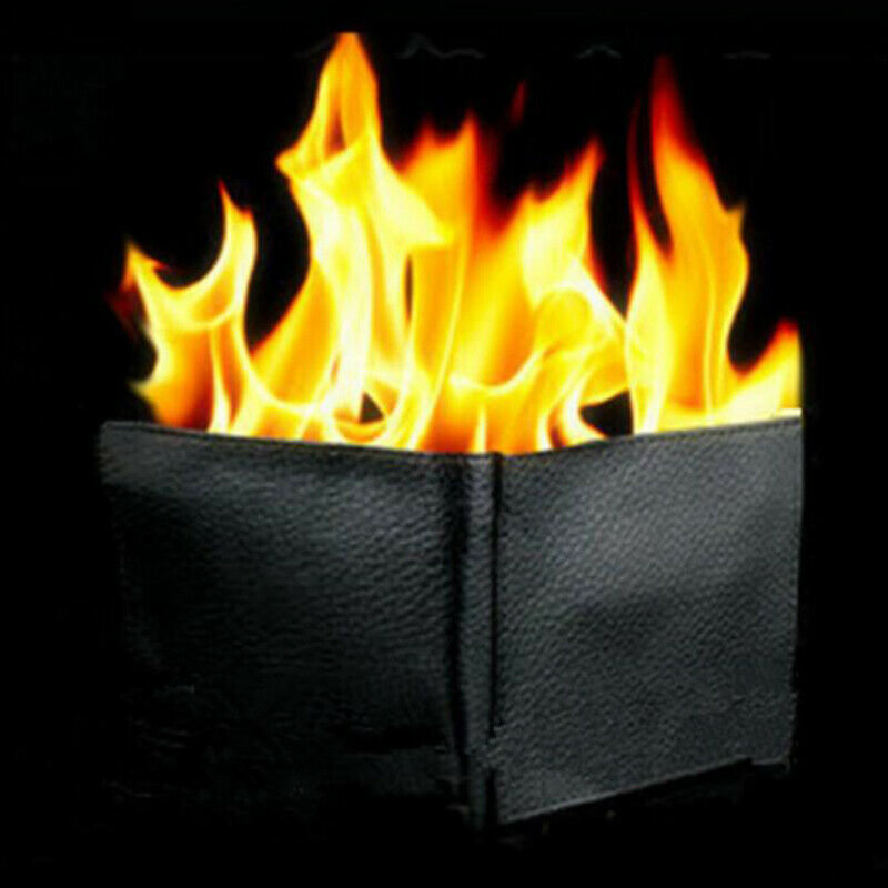 Magic Trick Flame Fire Wallet Big Flame Magician Trick Wallet Stage Street Sh.BD