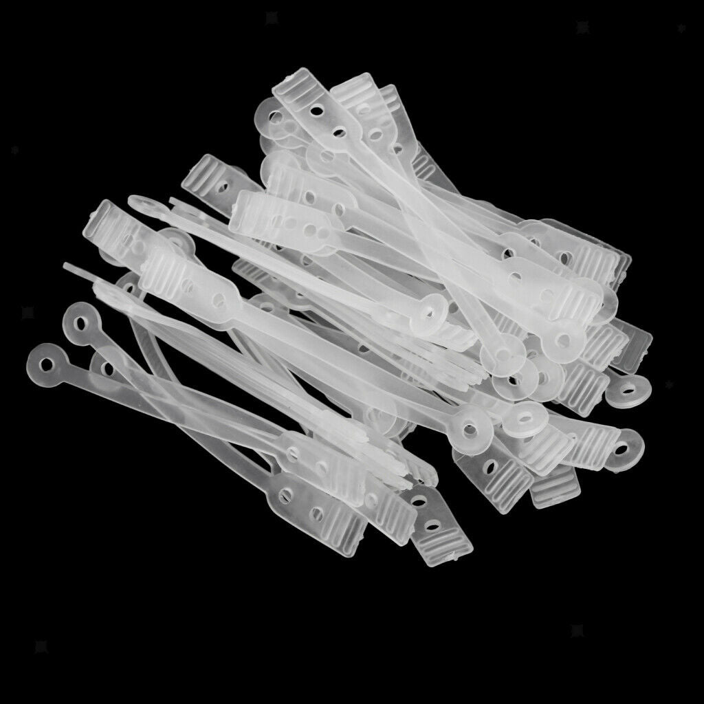 Lots 50 Reusable Styling Rods Rubber Band Hair Roller Perm Rod Fixing Tools