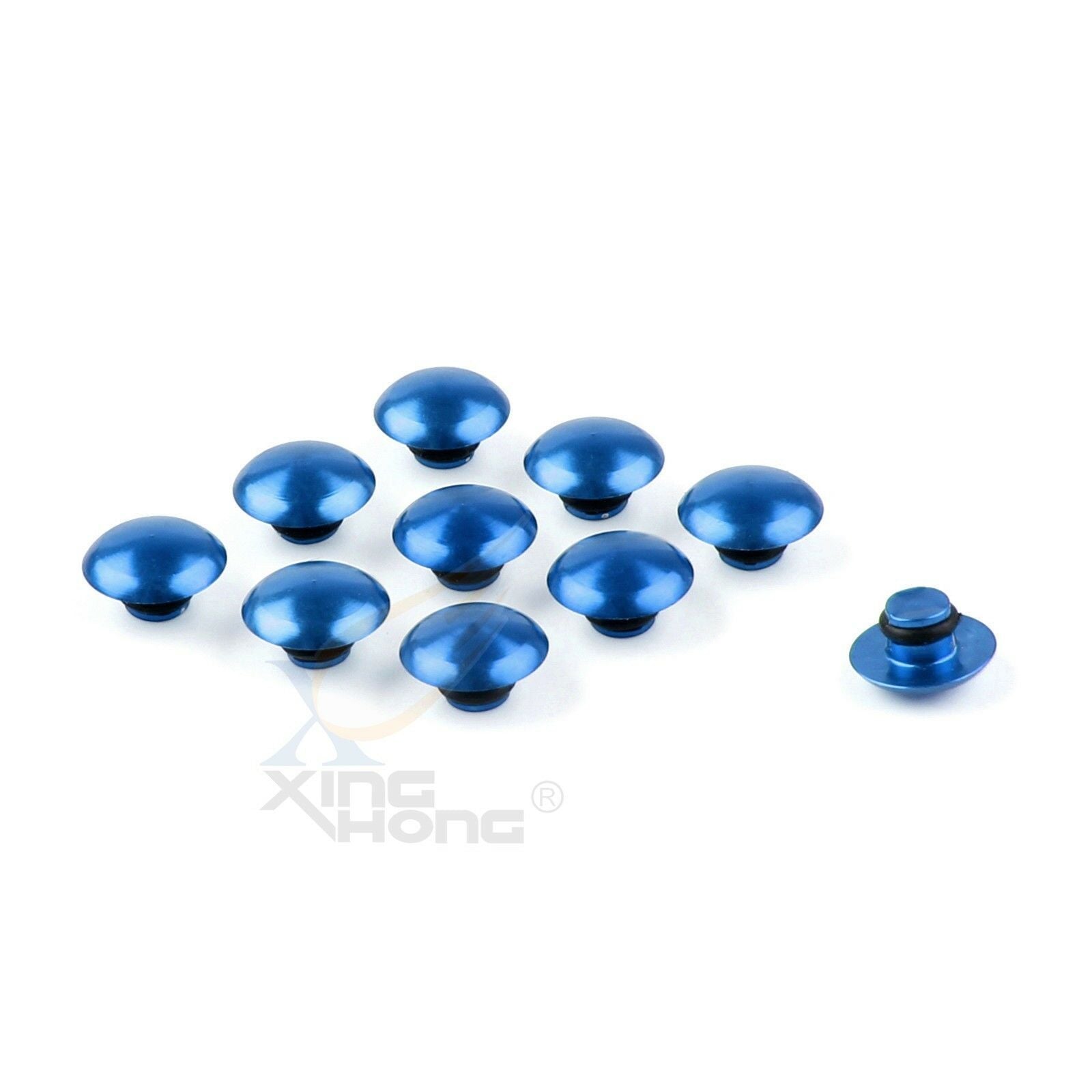 Blue Round bolt cap screw cover Blue For 8mm Allen bolts M8