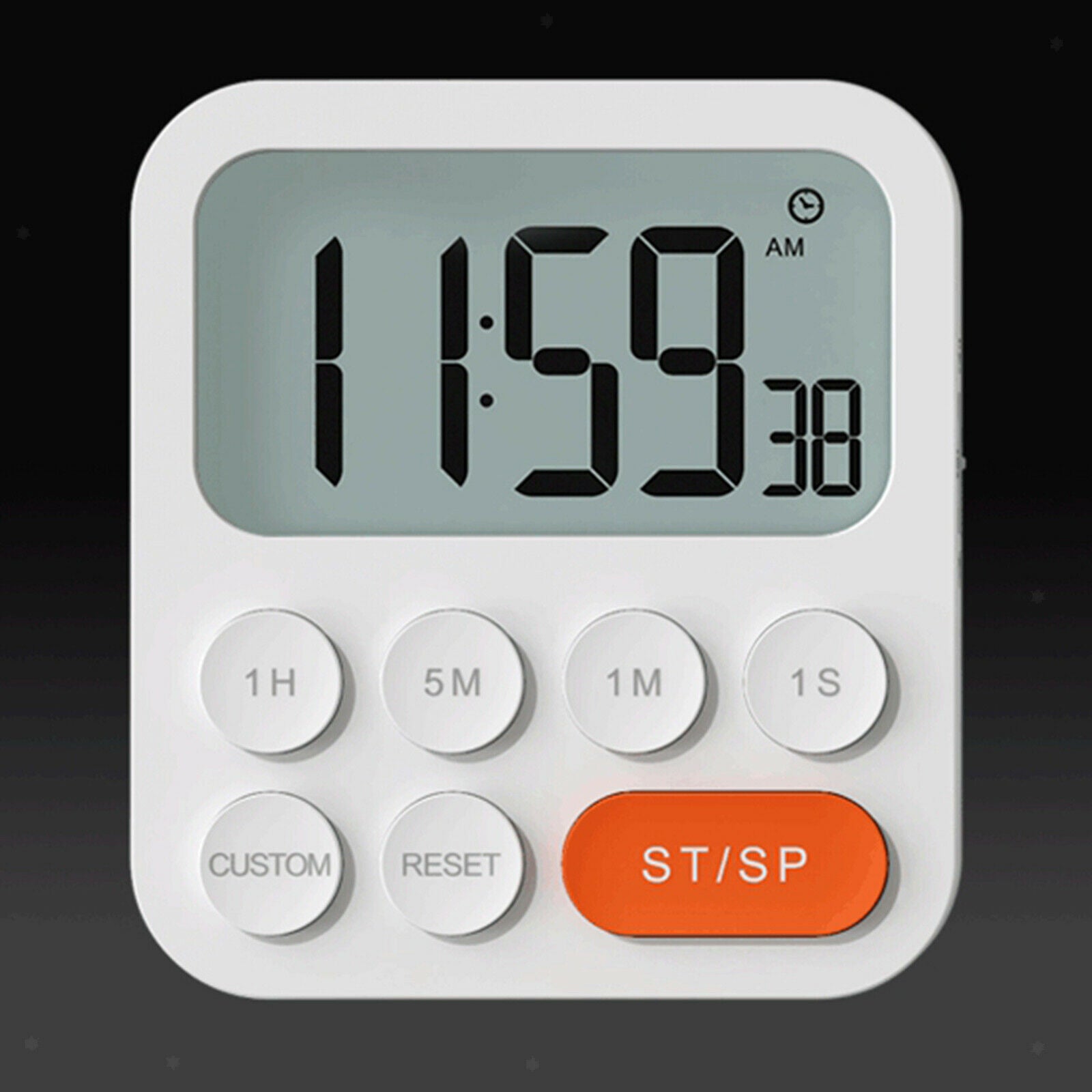 Display Digital Kitchen Timer Egg Cooking Gym Countertop Clock Time Counting