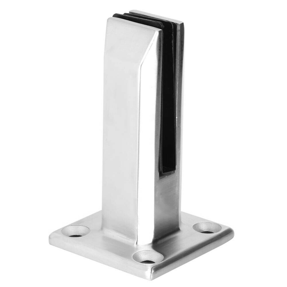 US Stock Stainless Steel Glass Clip Stand Balcony Pool Balustrade Railing Clamp