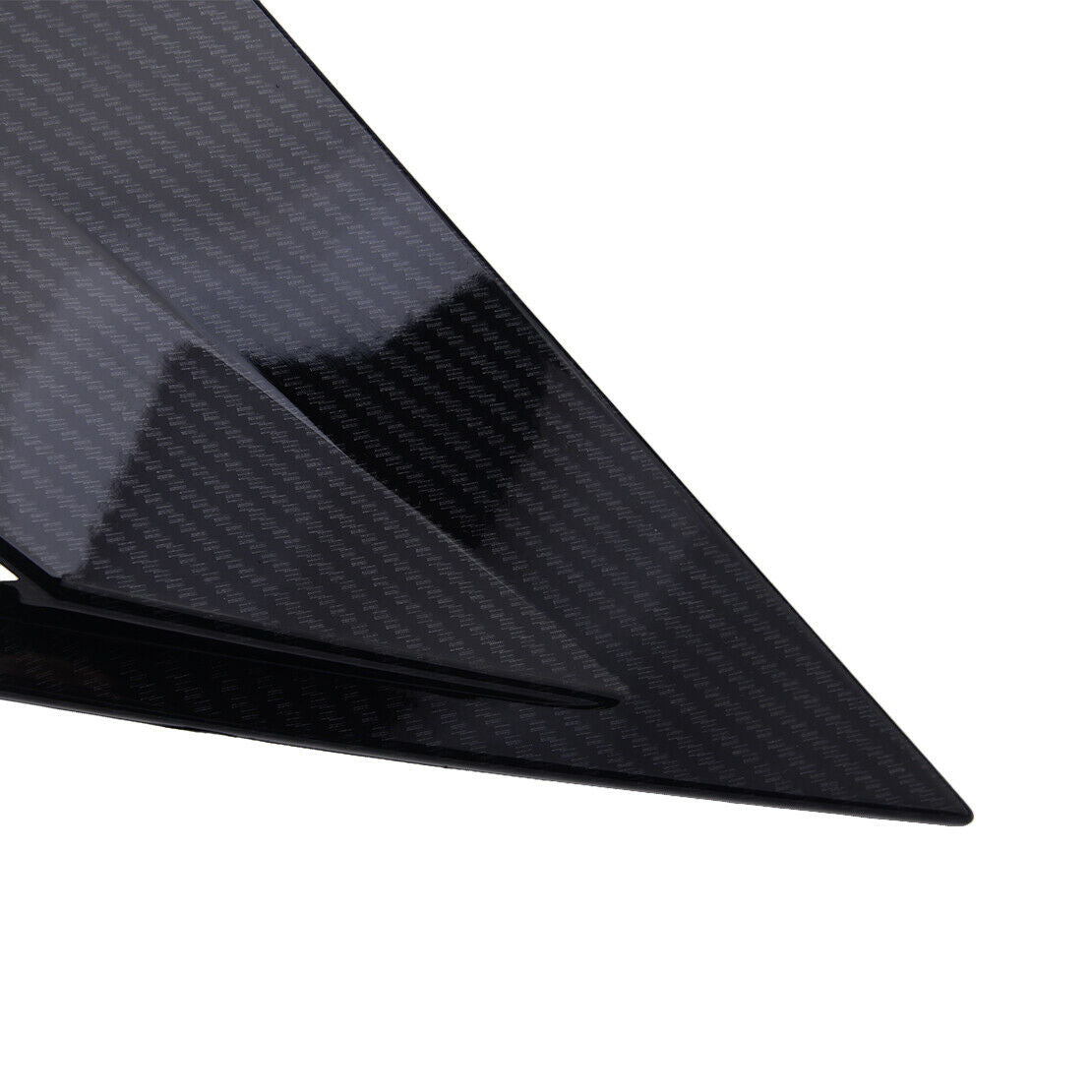 2x Black Side Vent Window Scoop Louver Trim Cover Fit For Hyundai Sonata 2020-21