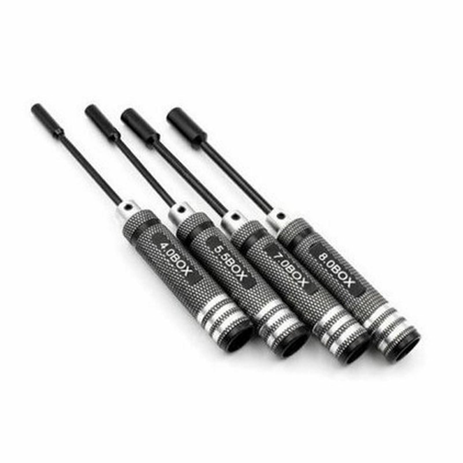 4x Professional RC Hex Screw Driver Screwdriver Repair Tool Set Black