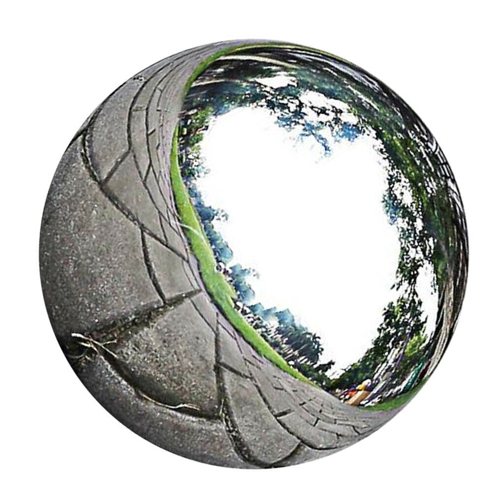 Stainless Steel Mirror Polished Sphere Hollow Round Ball Garden Ornament76mm