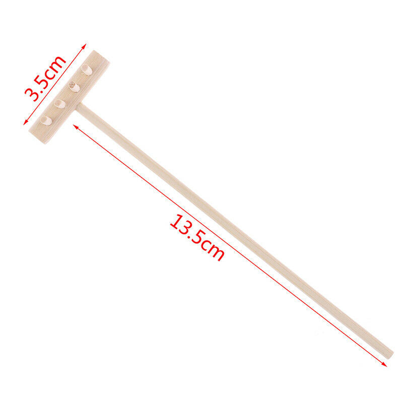 5Pcs Bamboo Zen Garden Rake Meditation Tools Home Decor Relaxation Handcr.l8