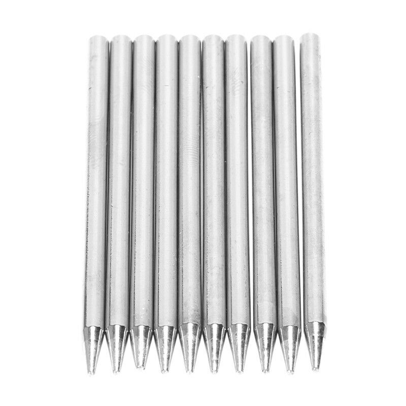 10X Lead-Free Replacement Pencil Solde Tip Solder Iron Tips 30W O3E5E5