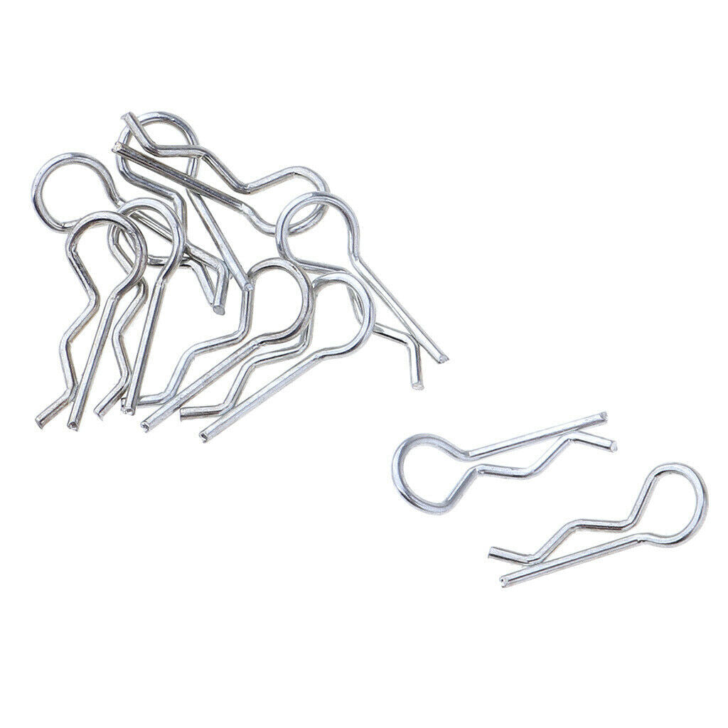 30 Pack 1/28 RC Car Metal R-shape Pins for WLtoys K999 P939 DIY Accessory