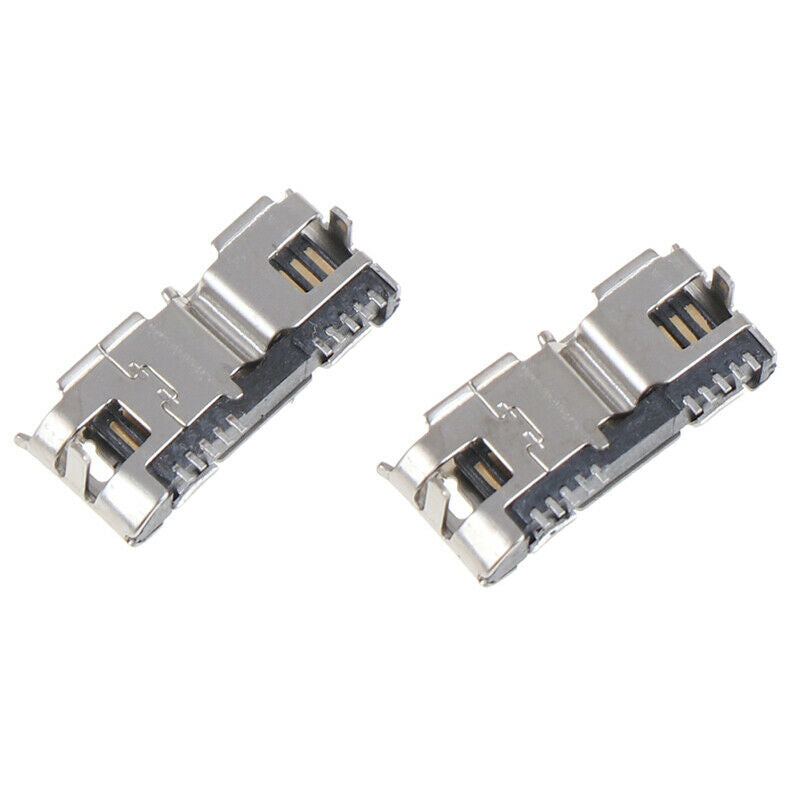 2pcs Micro USB Connector 3.0 Female Socket 5pin Mobile Hard Drive Data In.l8