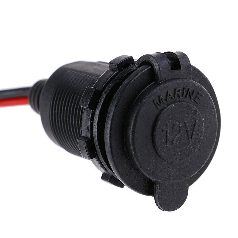 12/24V 5A DC Female C Cig Cigette Lighter Socket Plug Connector Adapter .l8