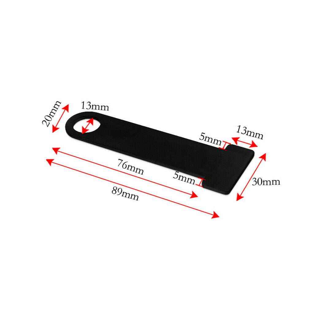 2 Pieces Motorbike Open Face Helmet Lock for Quick Release Buckle Steel