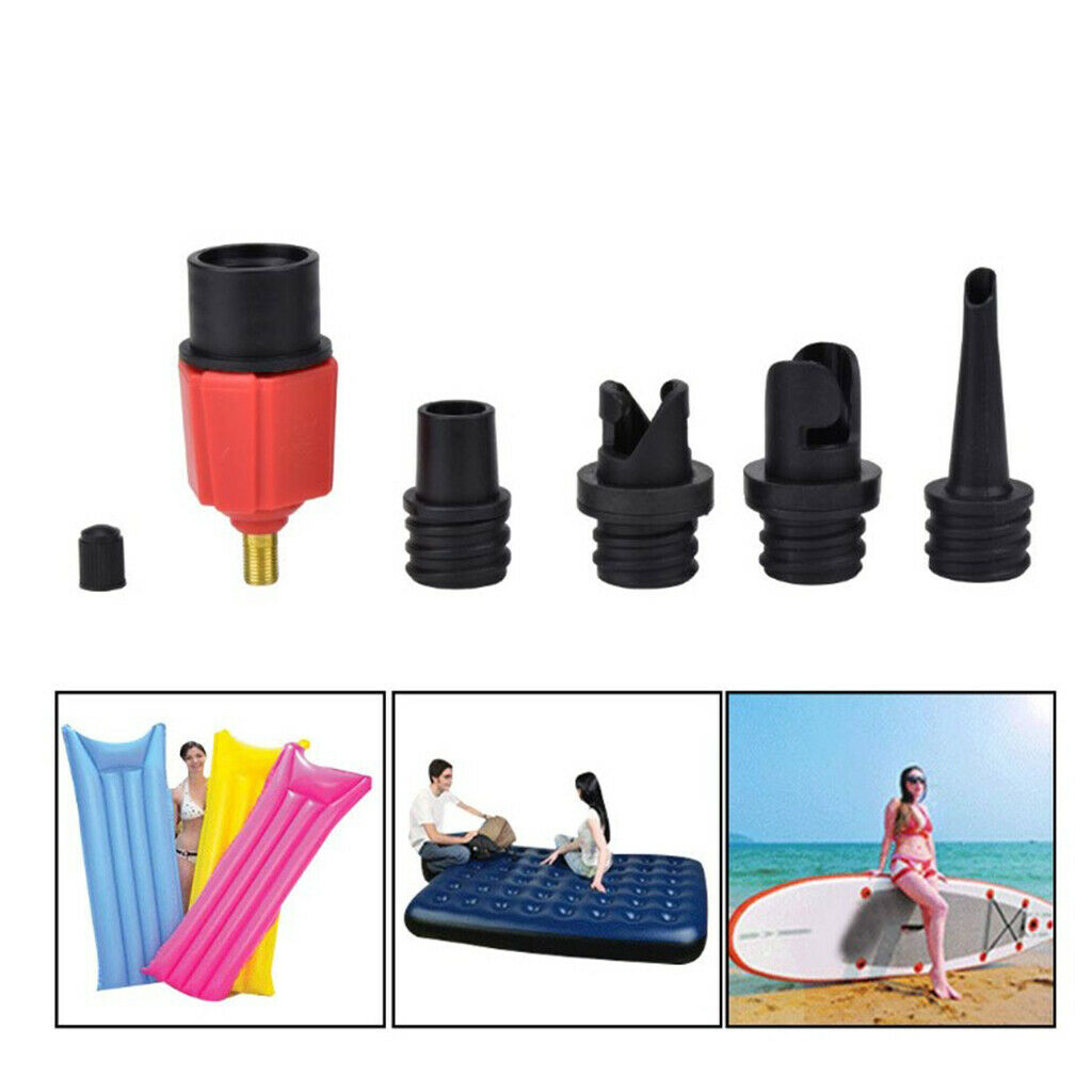 Inflatable Boat Foot Pump Hose Adapter Air Bed Swim Ring Pump Adaptor Nozzle