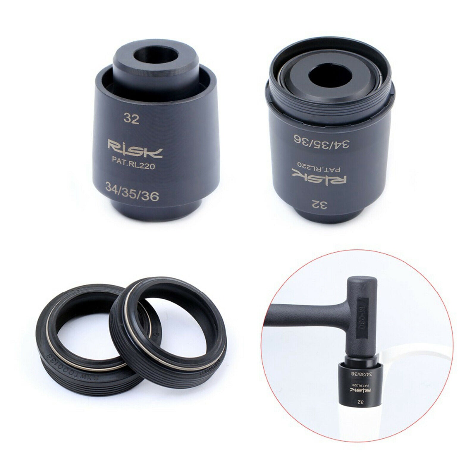 Bike Front Fork Dust Seal Tool Front Fork Oil Seal Inner Tube 32/34/35/36mm