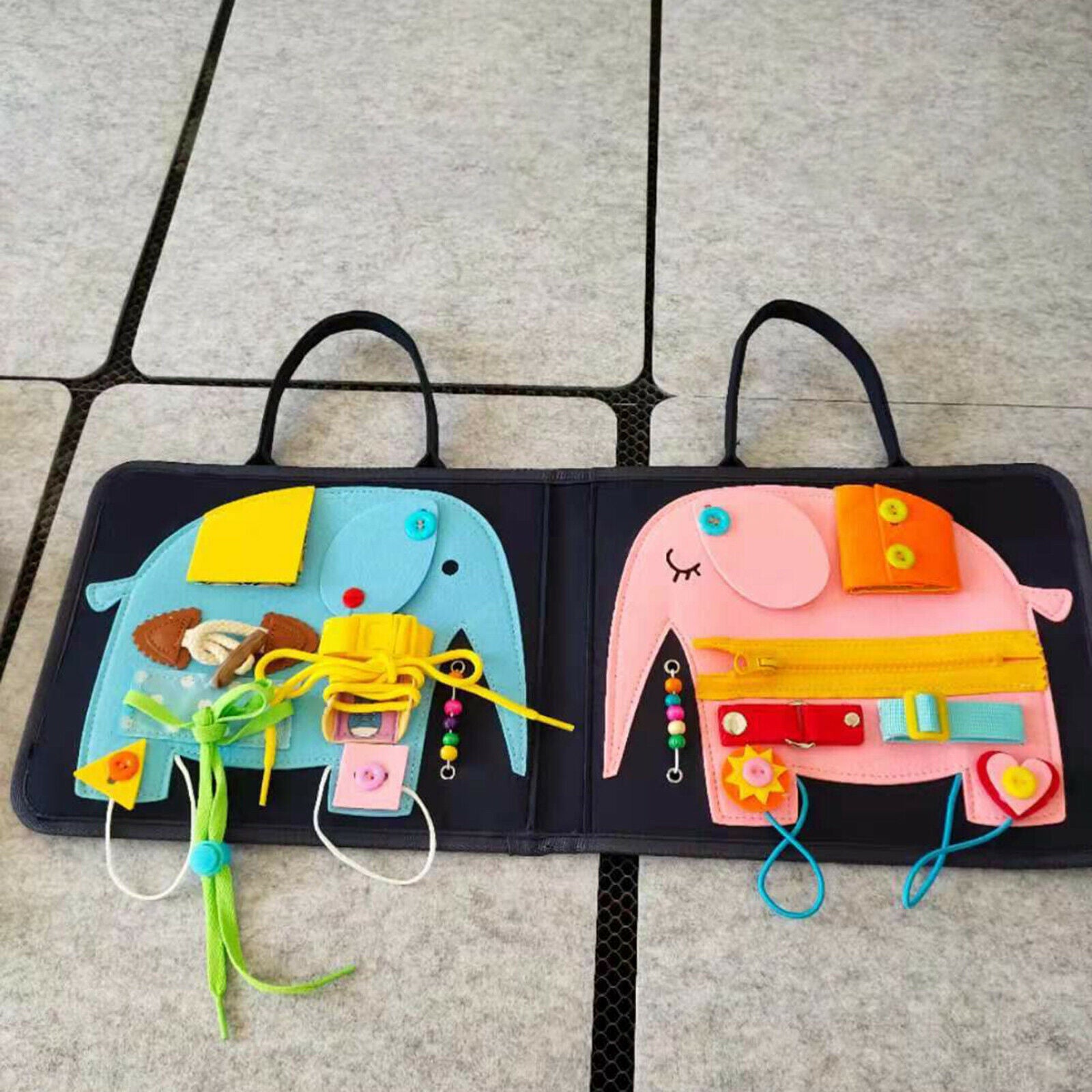 Busy Board Motor Skills Special Needs Educational Sensory Board Car Toys