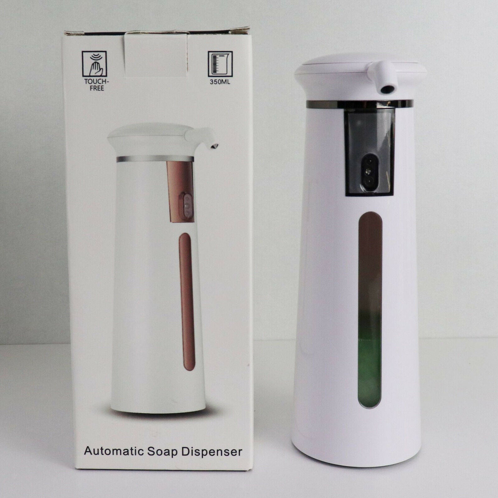 Automatic IR Soap Dispenser Touchless High Capacity Shampoo Gel for Bathroom