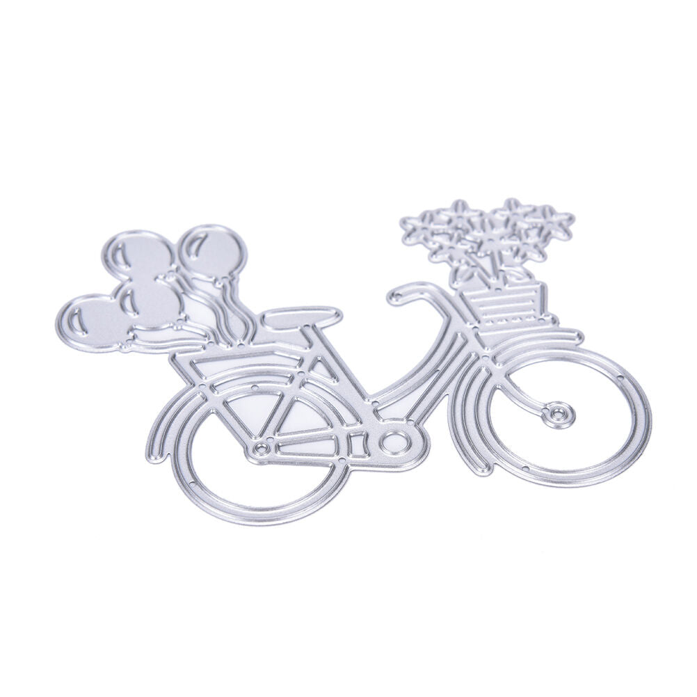 Bicycle Metal Cut Die Stencil Cartes Scrapbooking Album Photo NkJ Tt