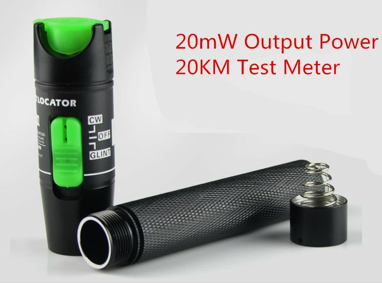 New 20mW HT-20 Visual Fault Locator Fiber Optic Cable Tester Meter 20KM