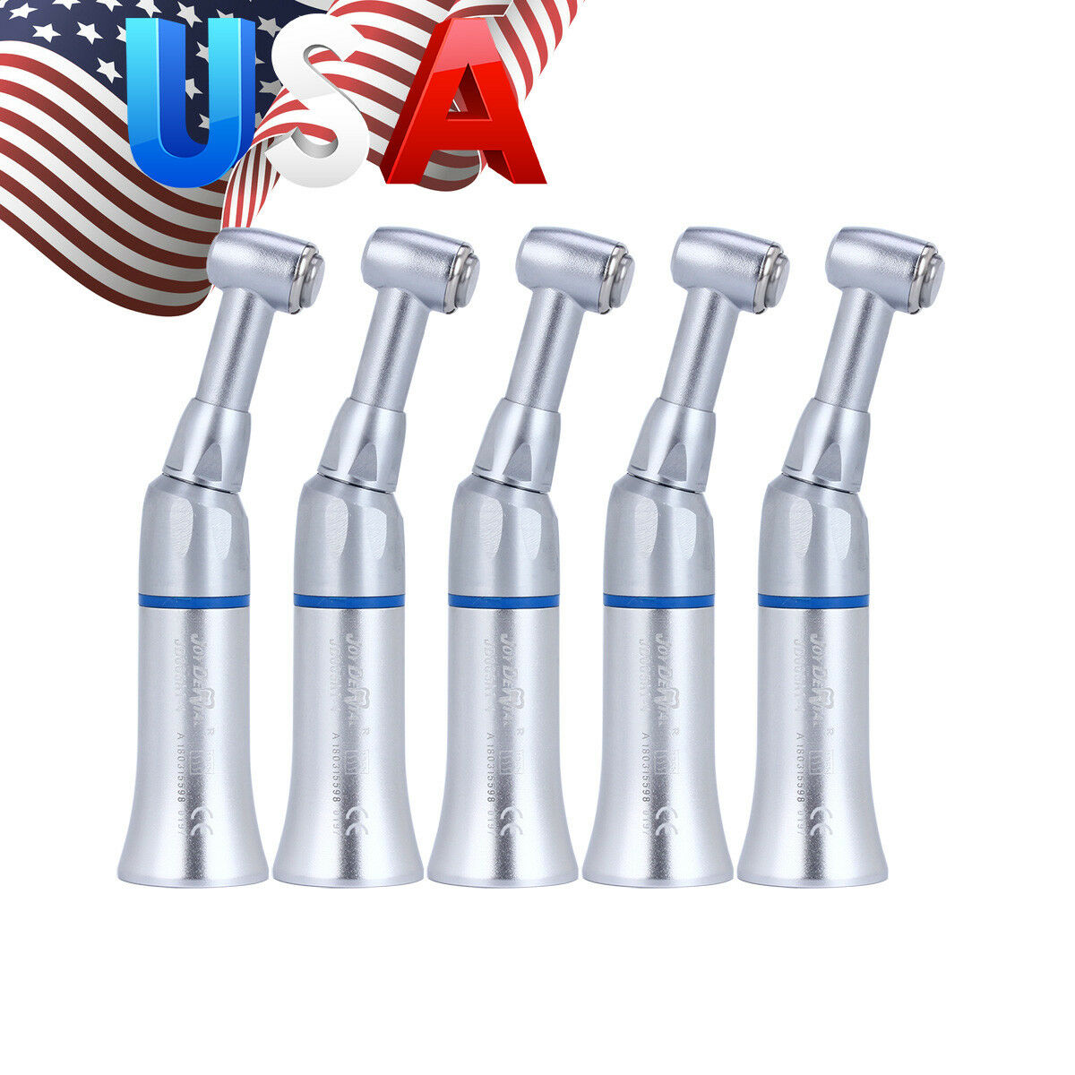 5Pcs NSK Style Dental Low Speed Handpiece Surgical Contra Angle Push Button JD