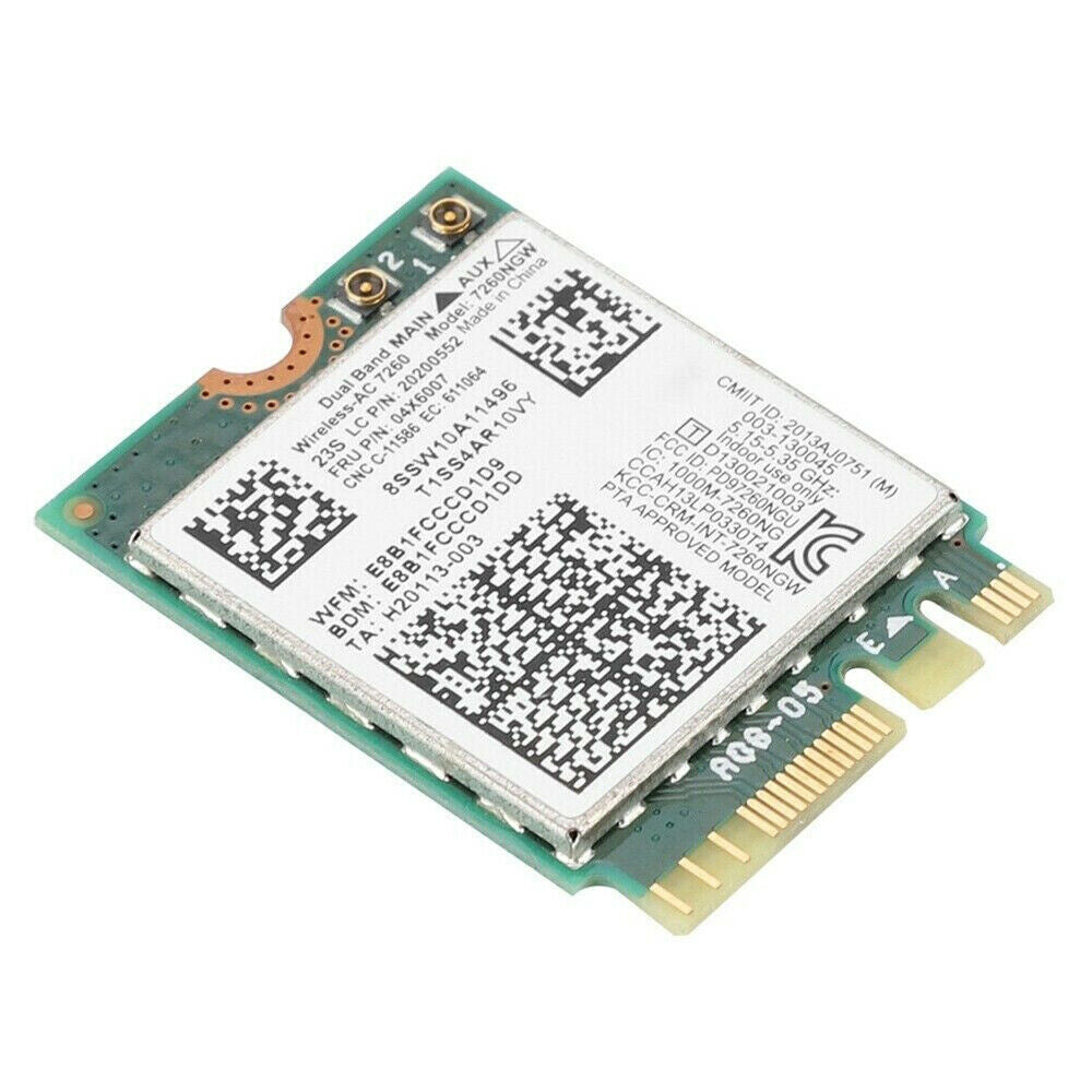 For Lenovo Thinkpad Intel Dual Band Wireless AC Bluetooth 4Card 7260NGW 20200552