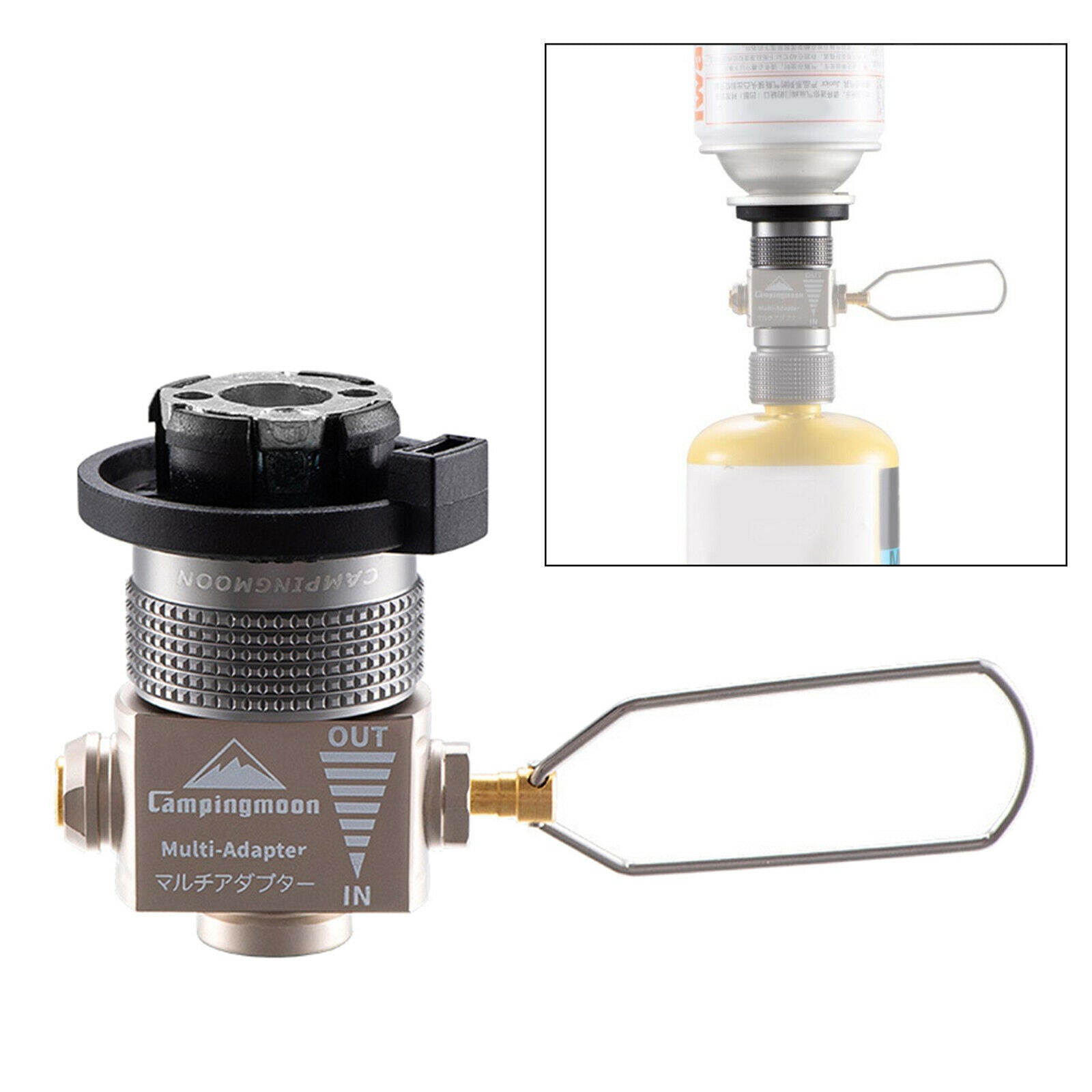 Gas Saver Plus Exchanger Lindal Valve Butane Refill Adapter Hiking Convertor