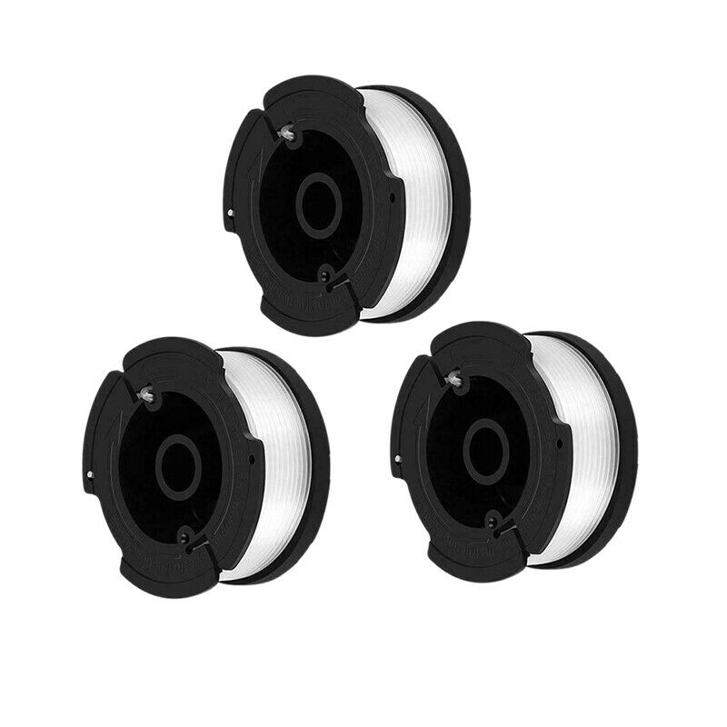 3Pack Line String For BLACK+DECKER Trimmer Replacement Spool 30ft 0.065" AF-1DD